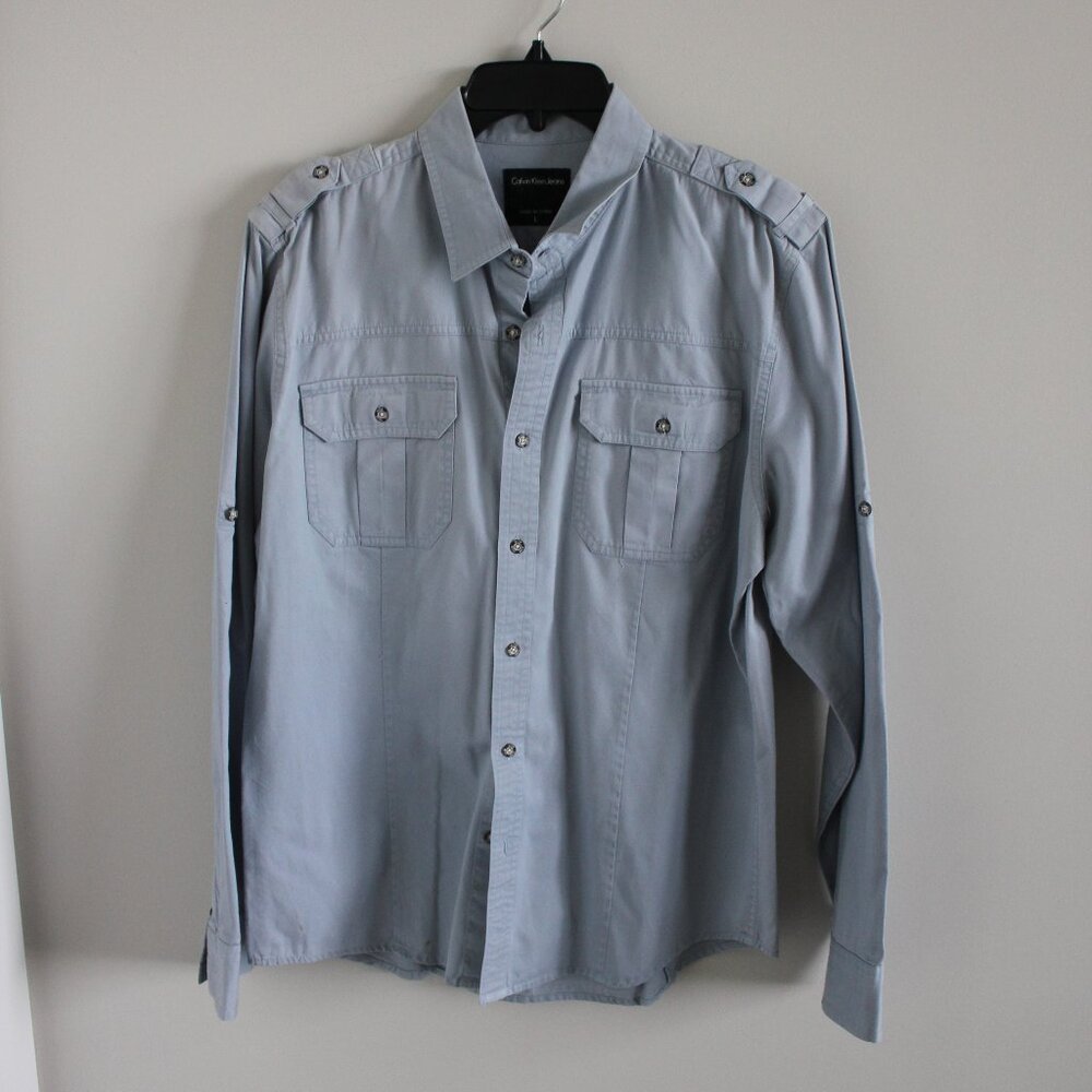 Calvin Klein Blue Dress Shirt